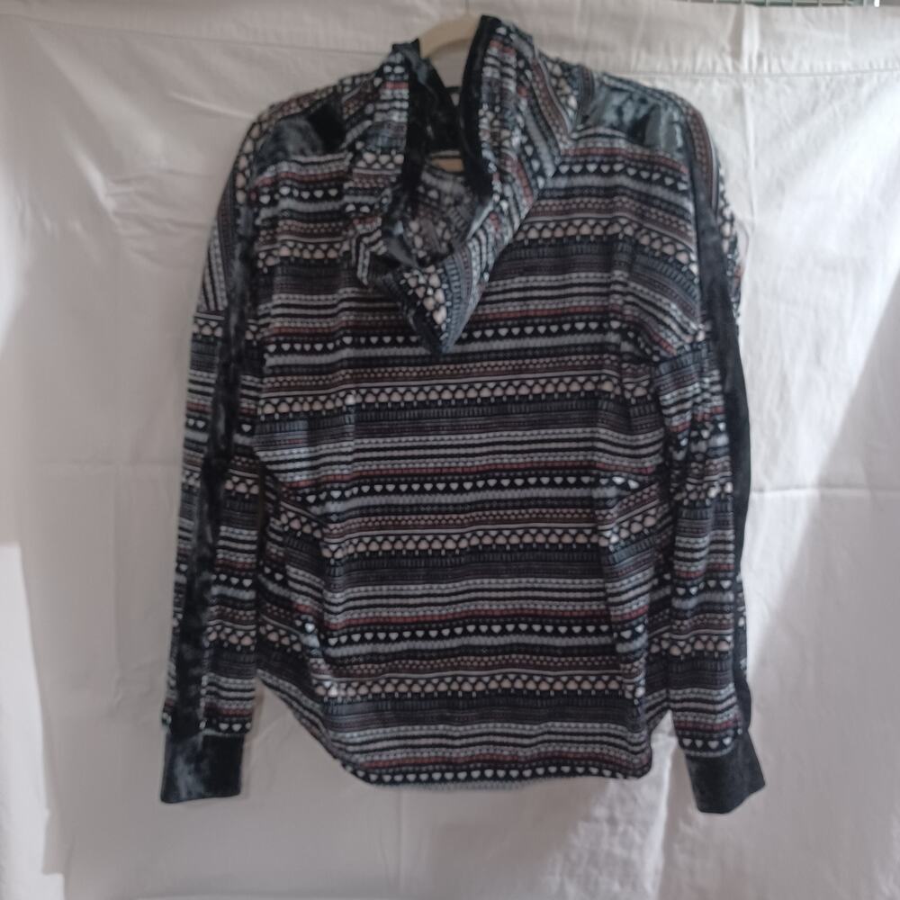 Simply Vera Vera Wang Soft Fleece Hoodie Loungewear Pullover Sweatshirt Size XL - Picture 5 of 6
